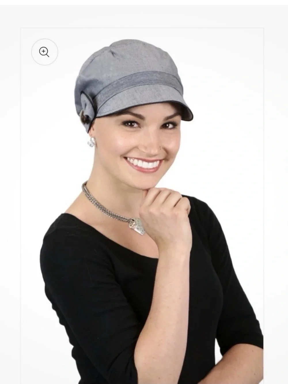 Women's  Caps with Contrast Trim (3)